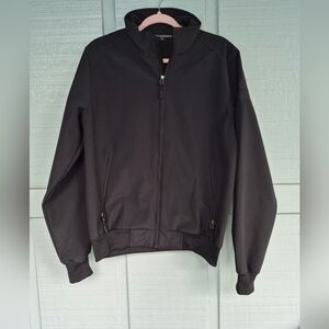 Port Authority J377 Black Jacket Womans M Banded Bottom & Cuffs Zip Front RPO@90